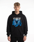 Butterfly Hoodie Black - model front print