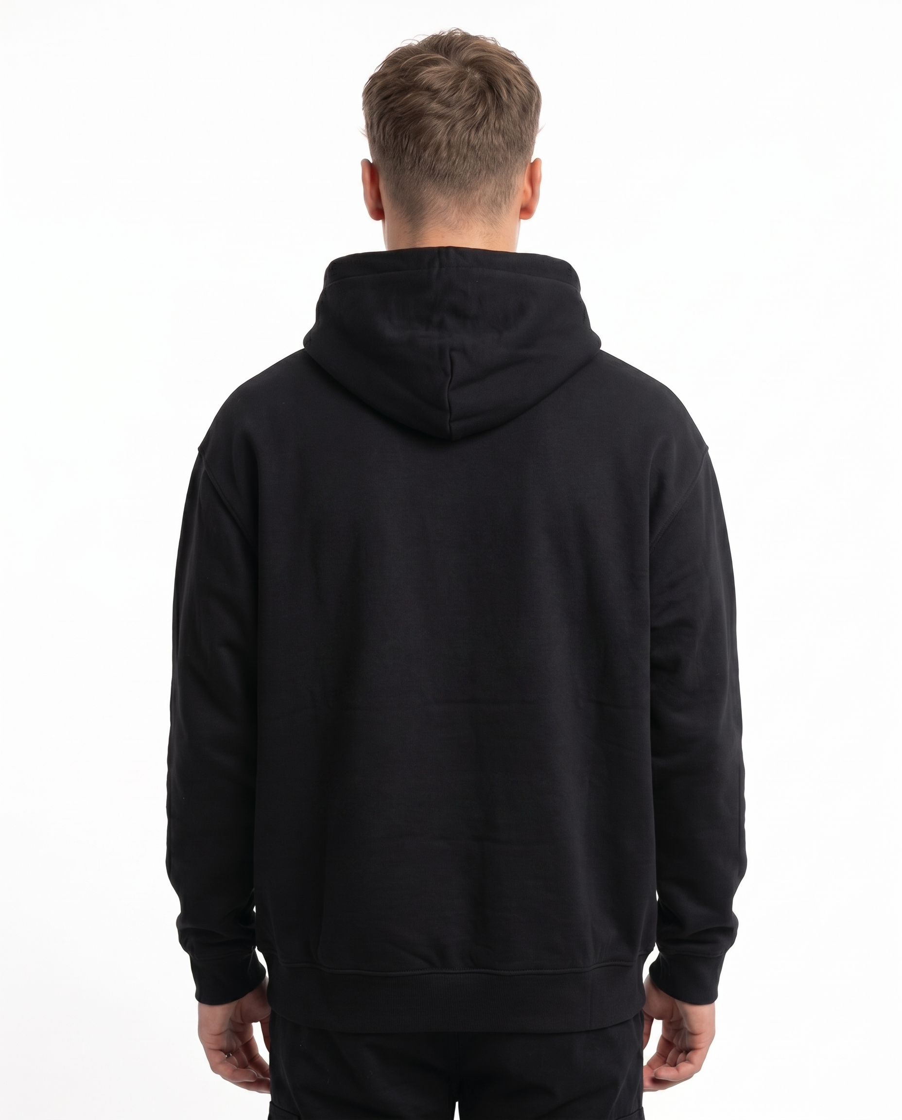 Butterfly Hoodie Black - model back