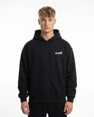 Clovie system Oversized Hoodie Black - model front