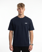 Toyota Supra MK4 Standard Tee French Navy - model front