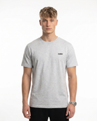 Clovie basic Standard Tee Heather Grey - model front