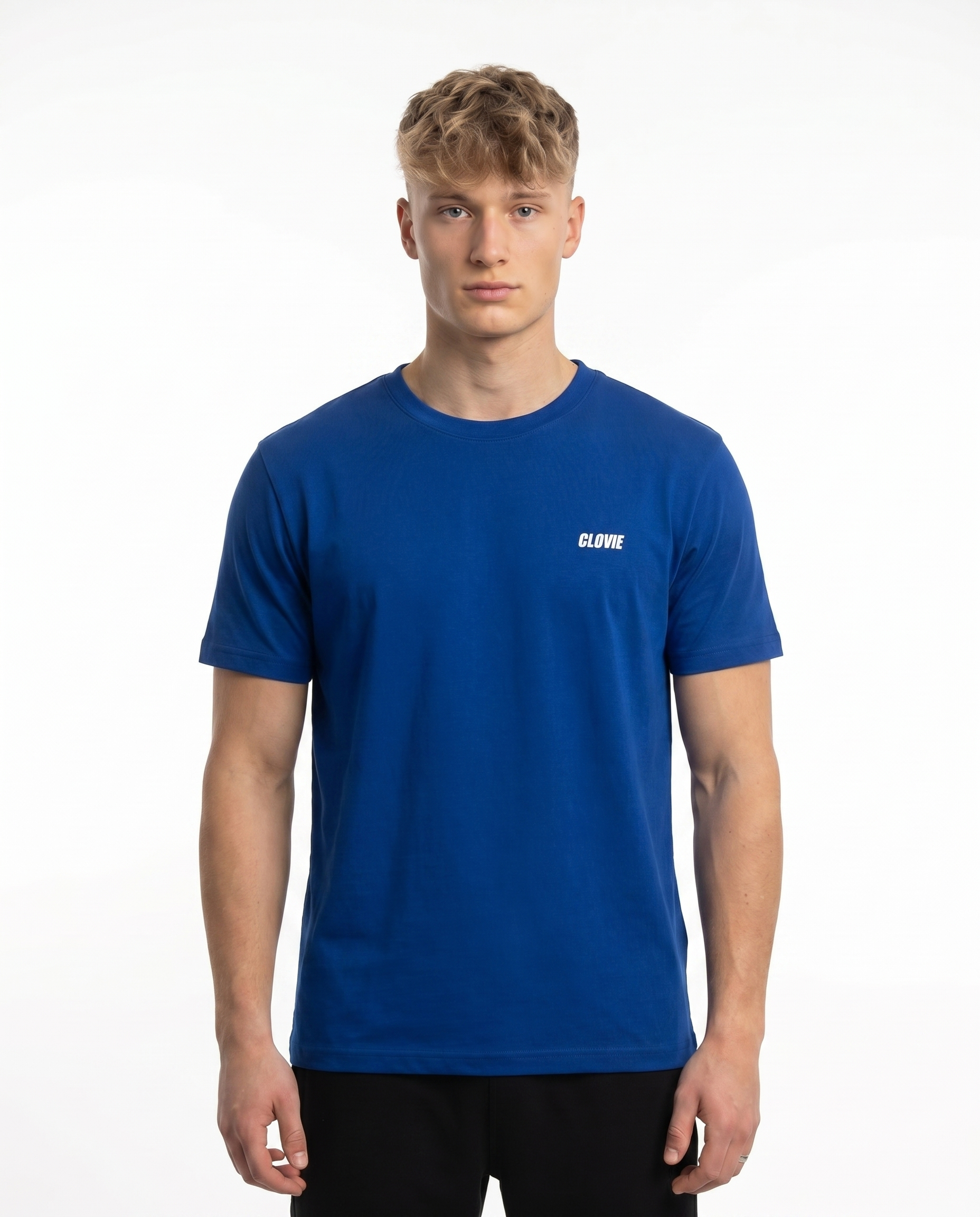 Because i would die for you Standard Tee Sport Royal - model front
