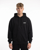 If you see da police Hoodie Jet Black - model front