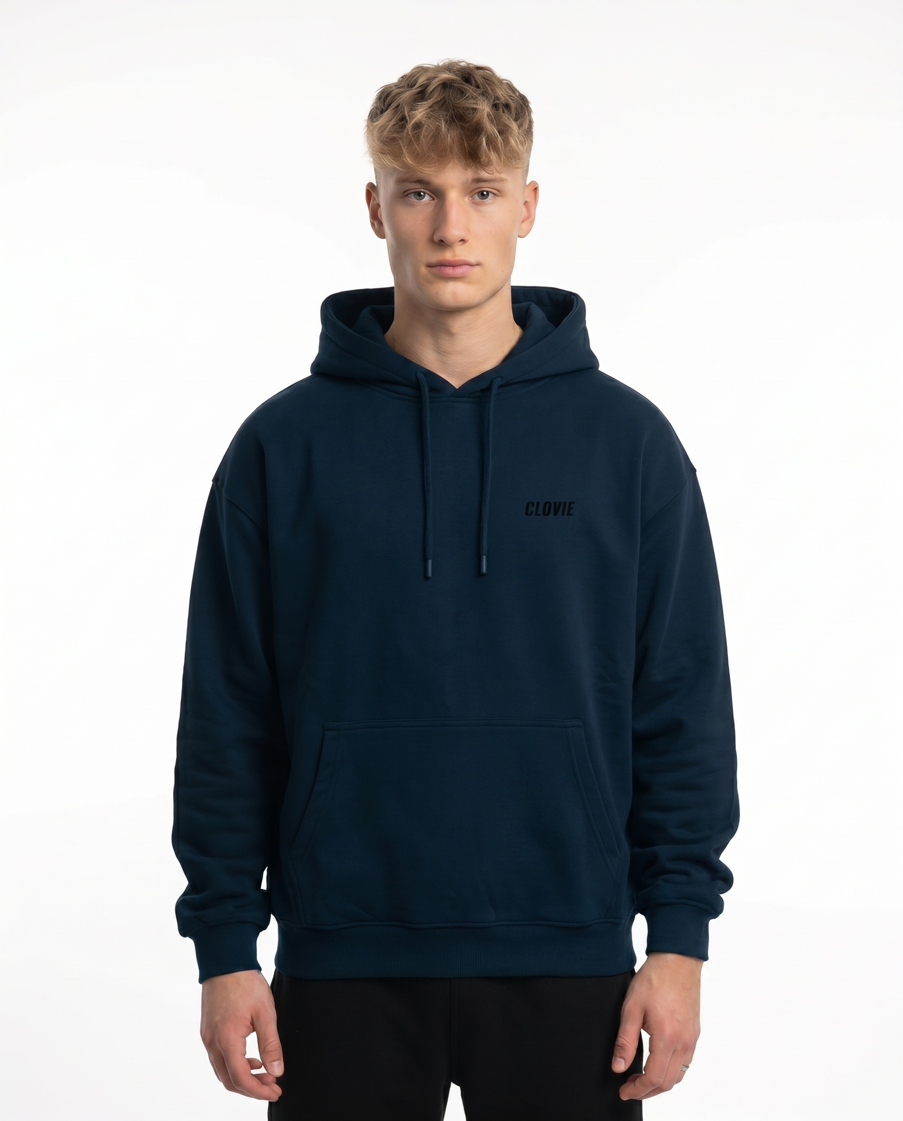 Loyalty is with you Hoodie New French Navy - model front