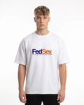 FedSex White - model front print