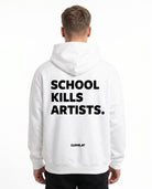 School kills artists White - model back print