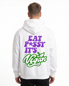 Eat pussy it's vegan White - model back print