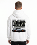 Need money for porsche White - model back print