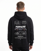 Porsche 911 GT3 RS Black - model back print