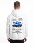 Nissan Skyline R34 Zip White - model back print