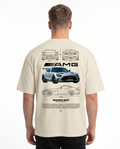 Mercedes-Benz AMG GT OVS Tee Natural Raw - model back print