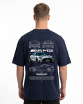 Mercedes-Benz AMG GT OVS Tee French Navy - model back print