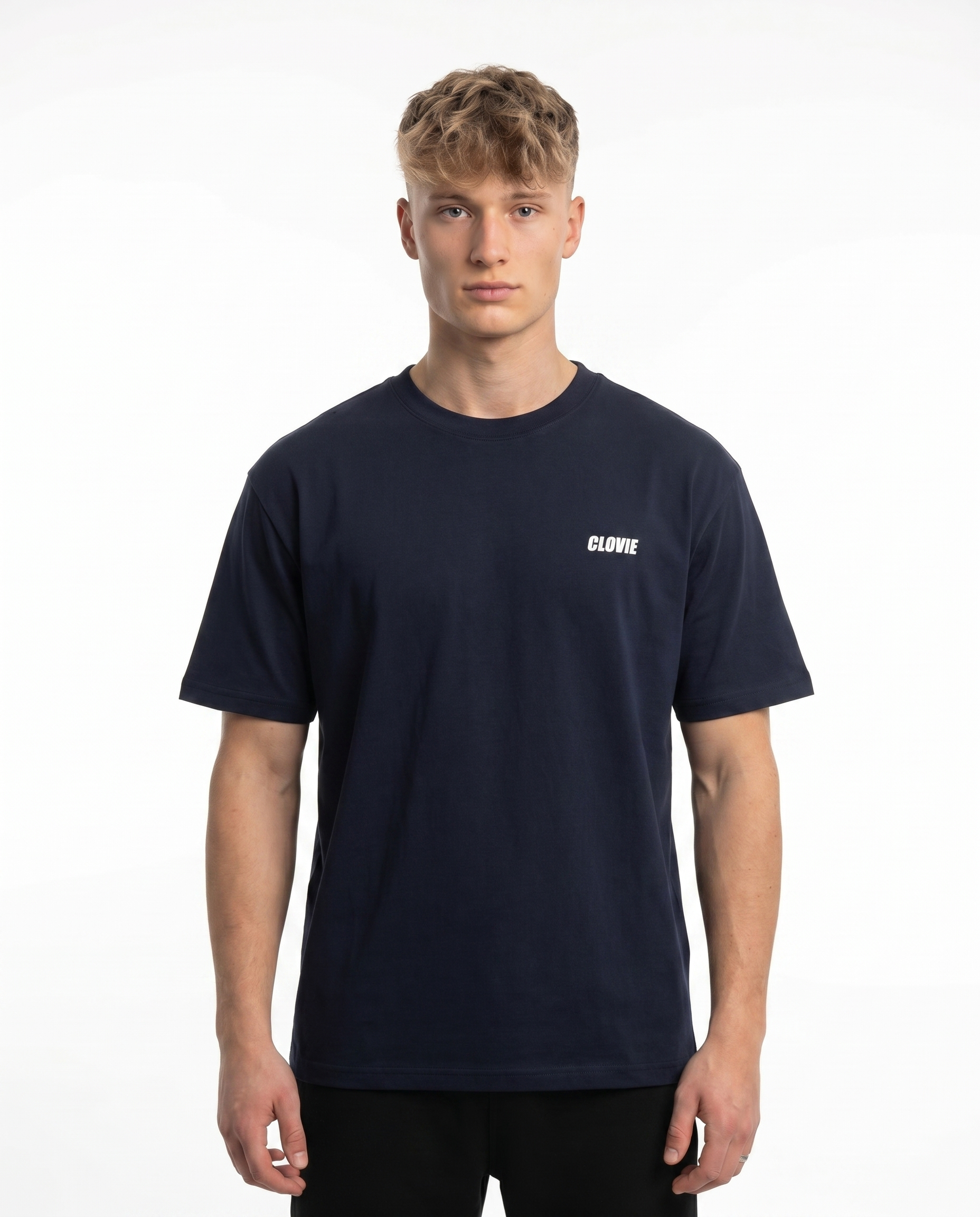 Mercedes-Benz AMG GT Std Tee French Navy - model front