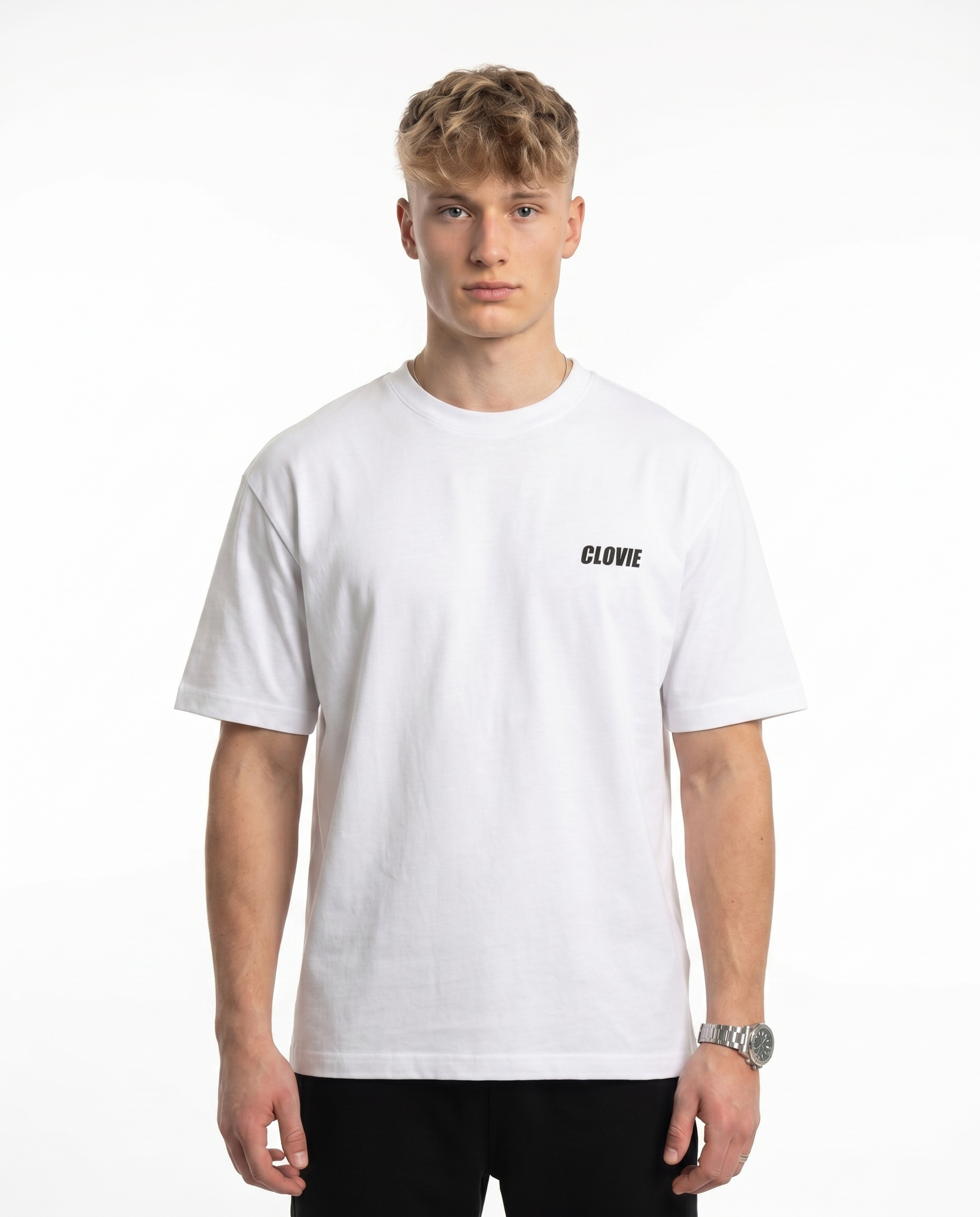 BMW CSL 3.0 Std Tee White - model front