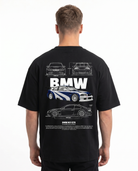 BMW M3 GTR OVS Tee Black - model back print