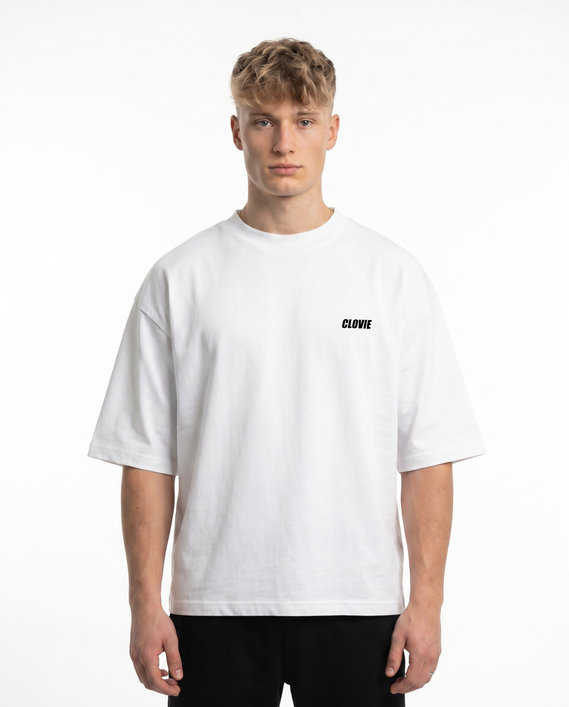 BMW M3 GTR OVS Tee White - model front