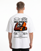 McLaren P1 OVS Tee White - model back print