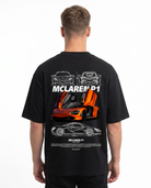 McLaren P1 OVS Tee Black - model back print
