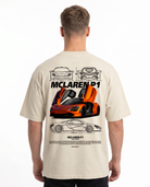 McLaren P1 OVS Tee Natural Raw - model back print