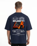 McLaren P1 OVS Tee French Navy - model back print