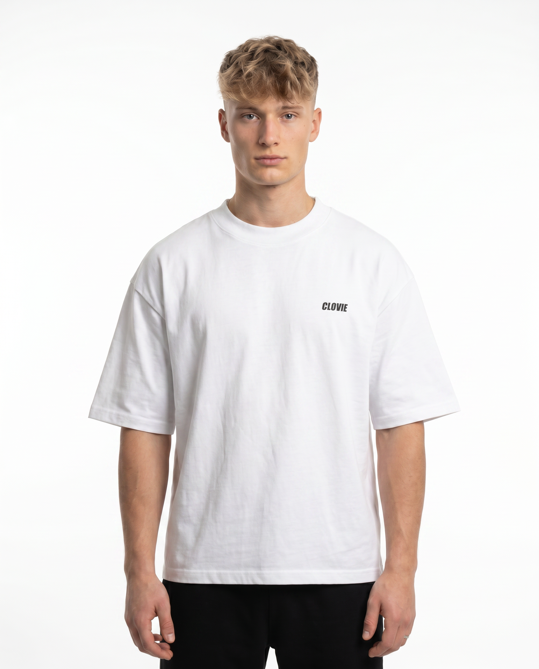 McLaren P1 OVS Tee White - model front