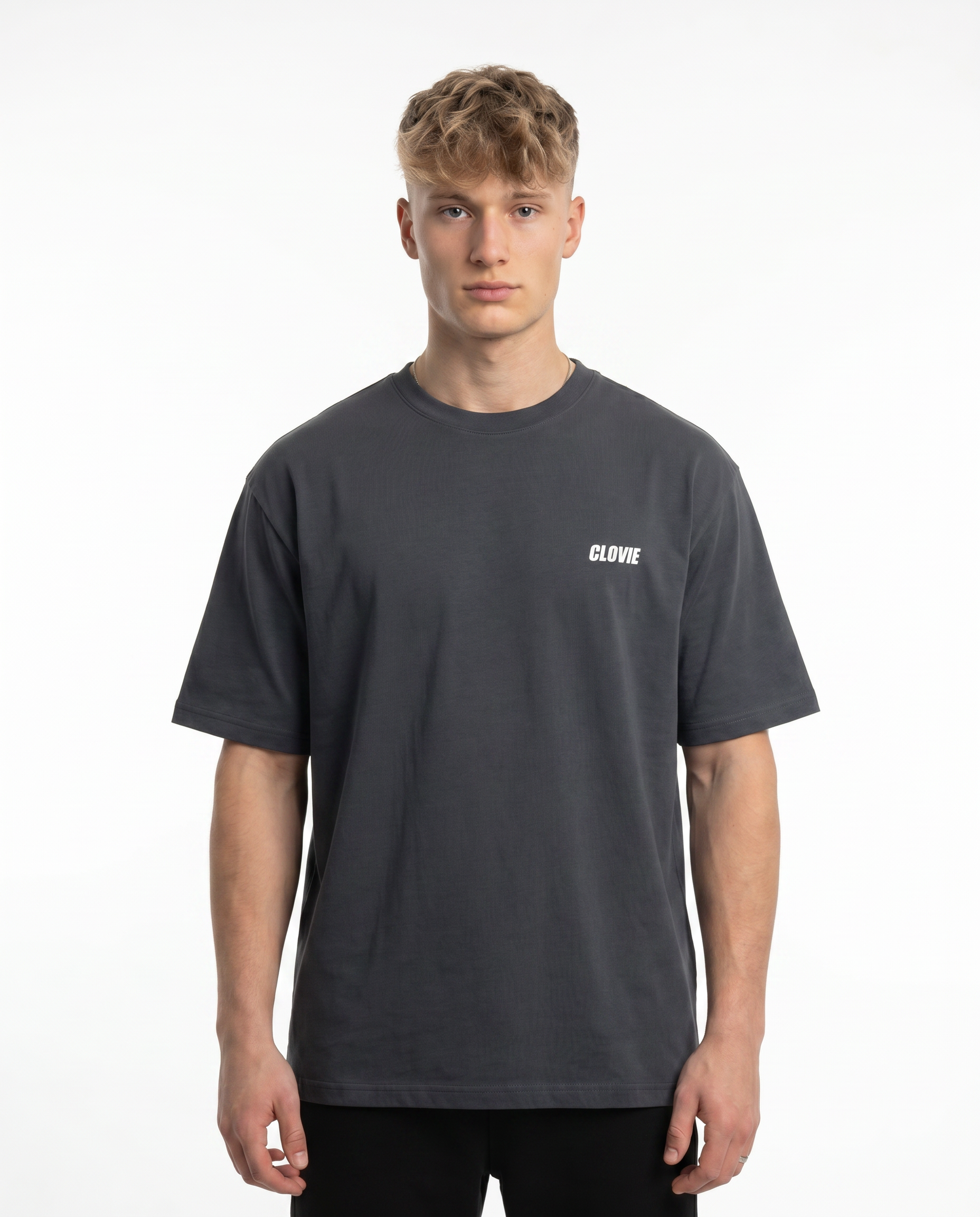 McLaren P1 Standard Tee India Ink Grey Front