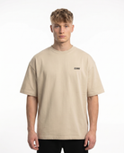 Text me when you're horny Oversized Tee Sand Front