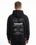 Porsche 911 GT3 RS Hoodie Jet Black Back