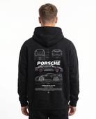 Porsche 911 GT3 RS Hoodie Jet Black Back