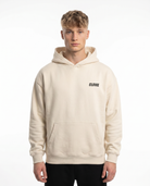Porsche 911 GT3 RS Oversized Hoodie White Sand - model front CLOVIE (reuse library)