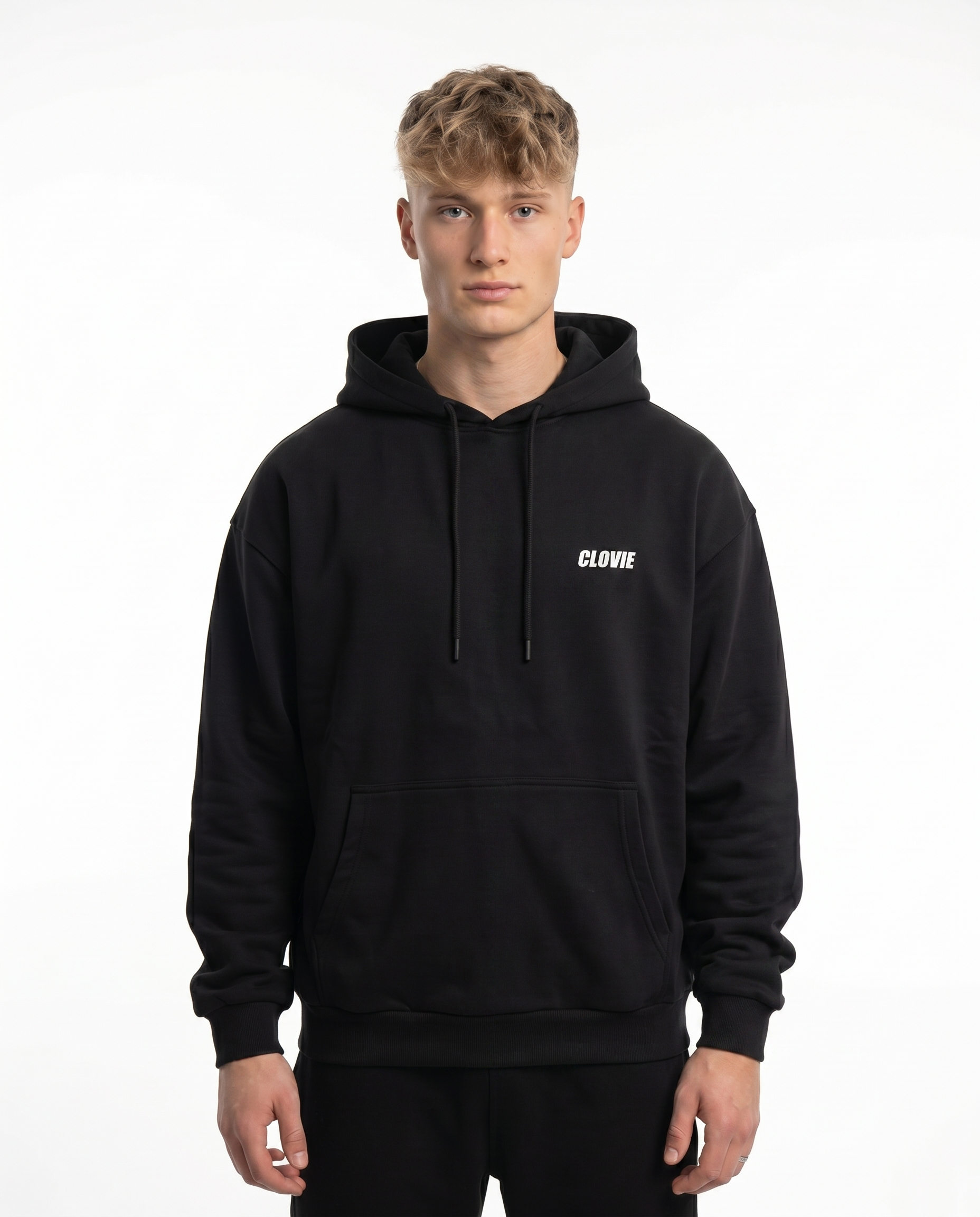 Porsche GT3 RS Hoodie Jet Black Front