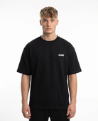 Angel wings Oversized Tee Black Front