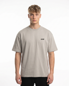 Angel wings Oversized Tee Grey Front