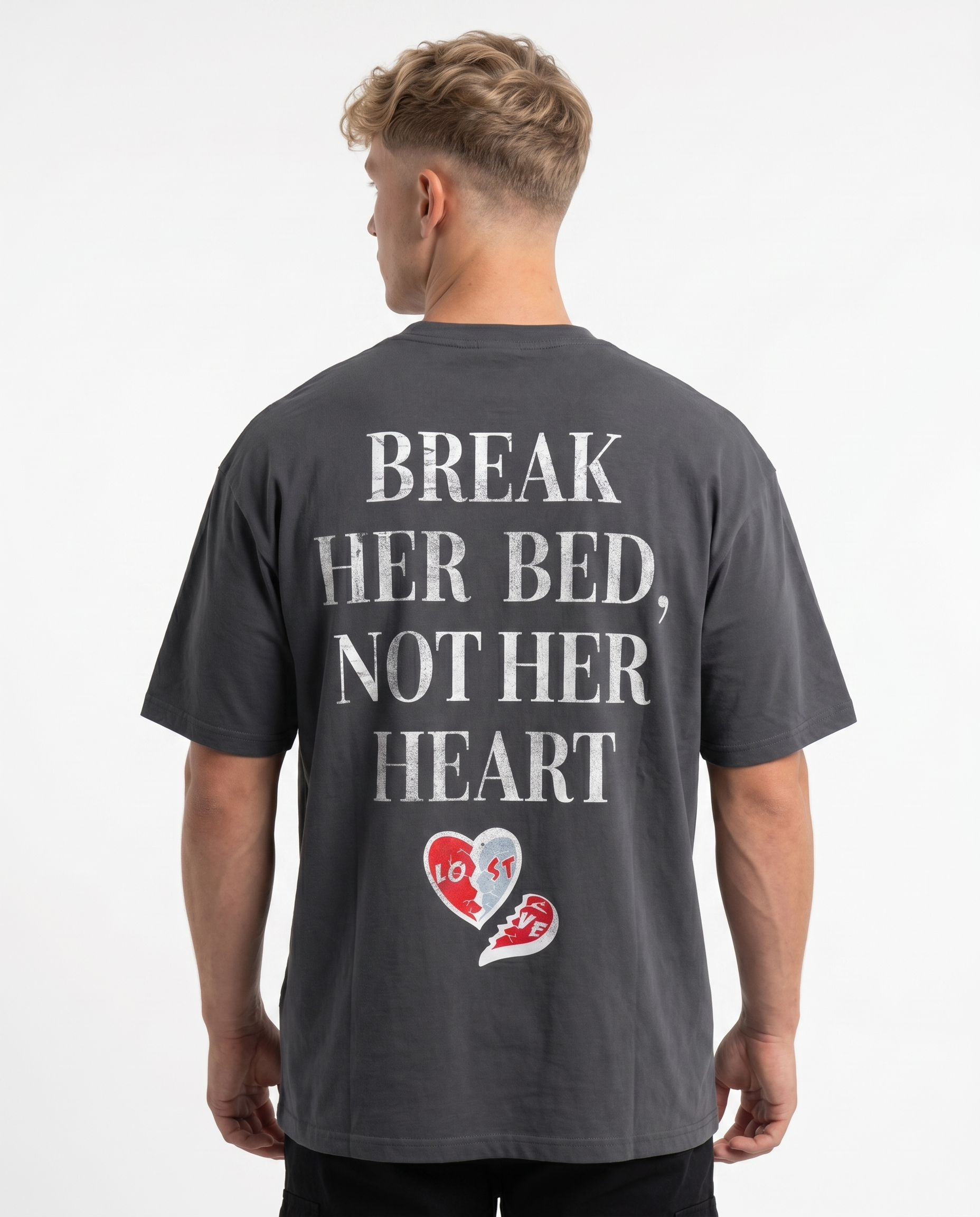 Break her bed Charcoal back model