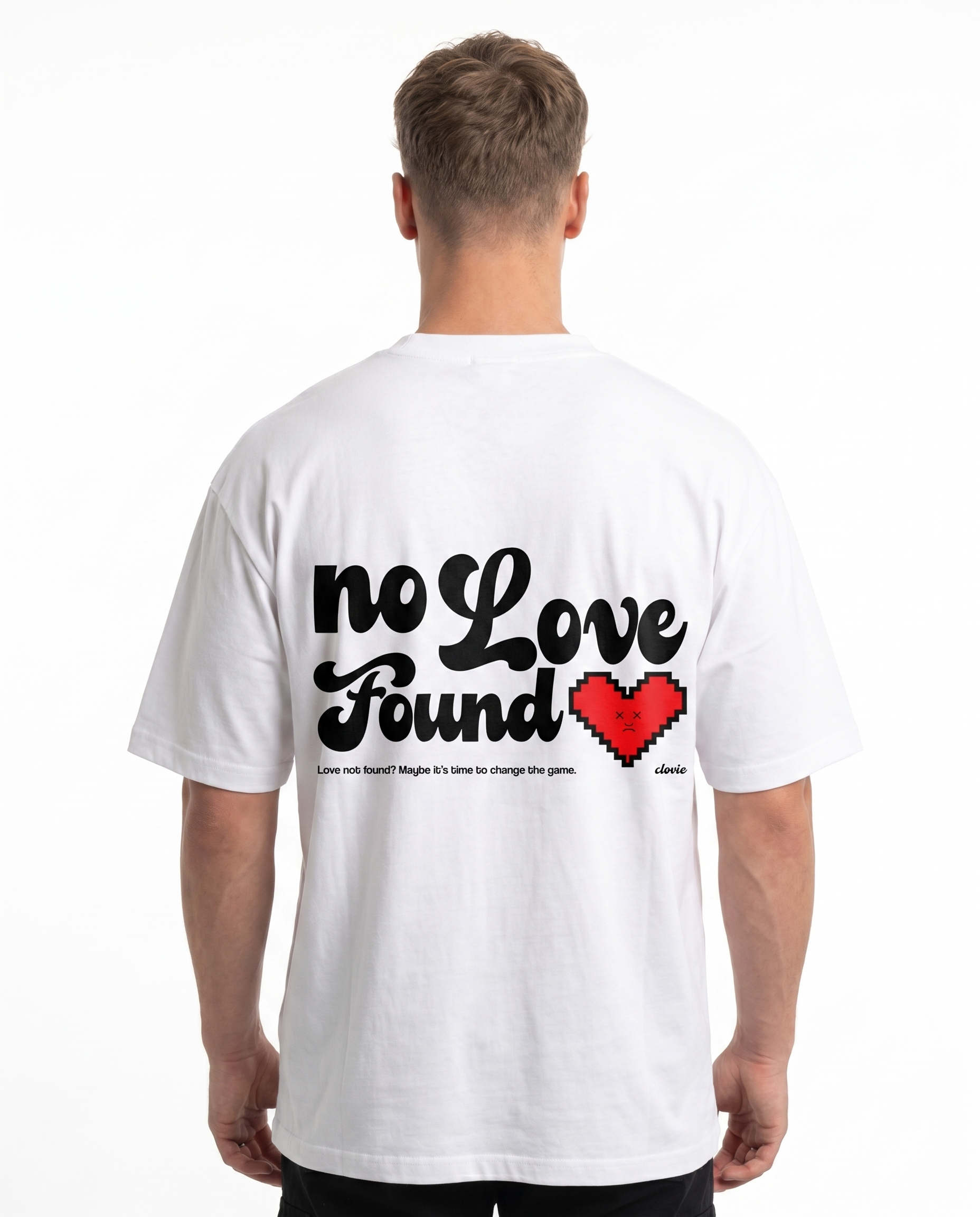 No love White back