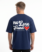 No love Light Navy back