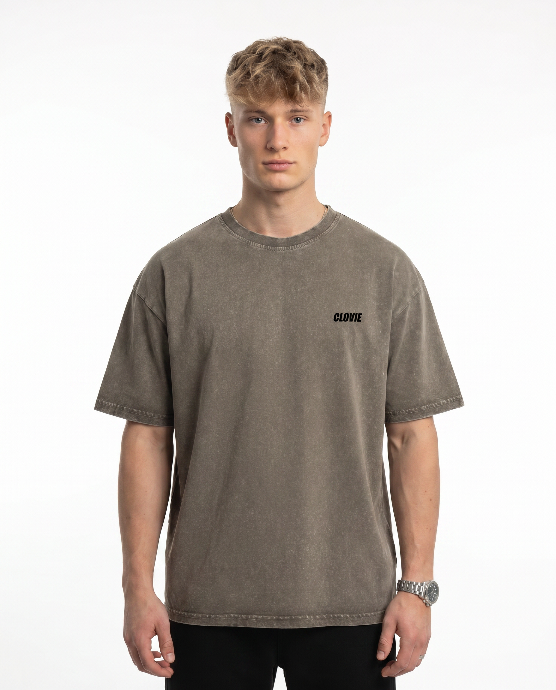 TM washed Dark Khaki front v2