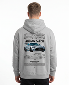 Mercedes-AMG GT Oversized Hoodie Light Asphalt - model back print