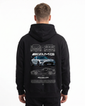 Mercedes-AMG GT Hoodie Jet Black - model back print