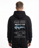 Mercedes-AMG GT Hoodie Jet Black - model back print