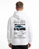 Mercedes-AMG GT Hoodie Arctic White - model back print