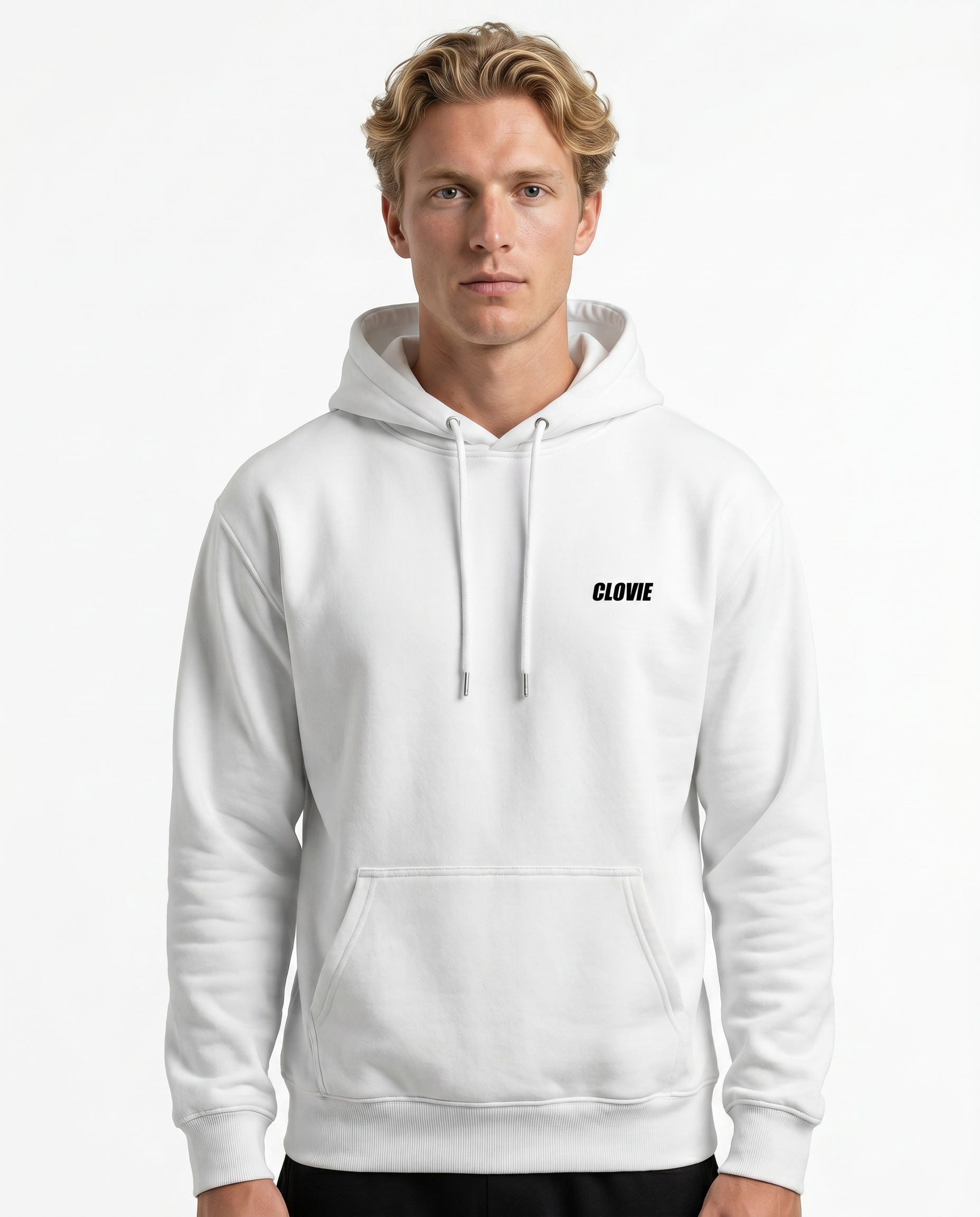 Mercedes-AMG GT Hoodie Arctic White - model front