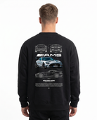 Mercedes-AMG GT Sweater Black Pure - model back print