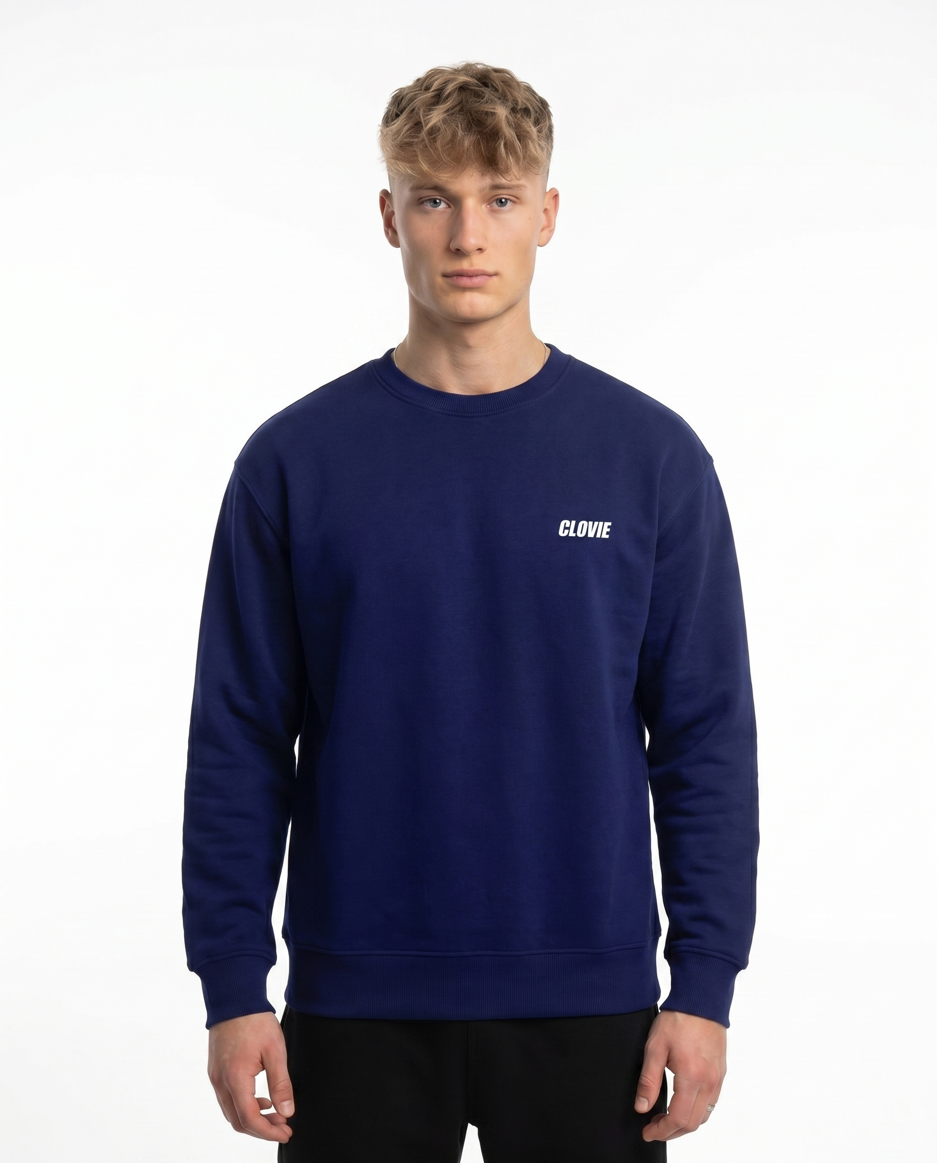 Mercedes-AMG GT Sweater Navy Blue - model front
