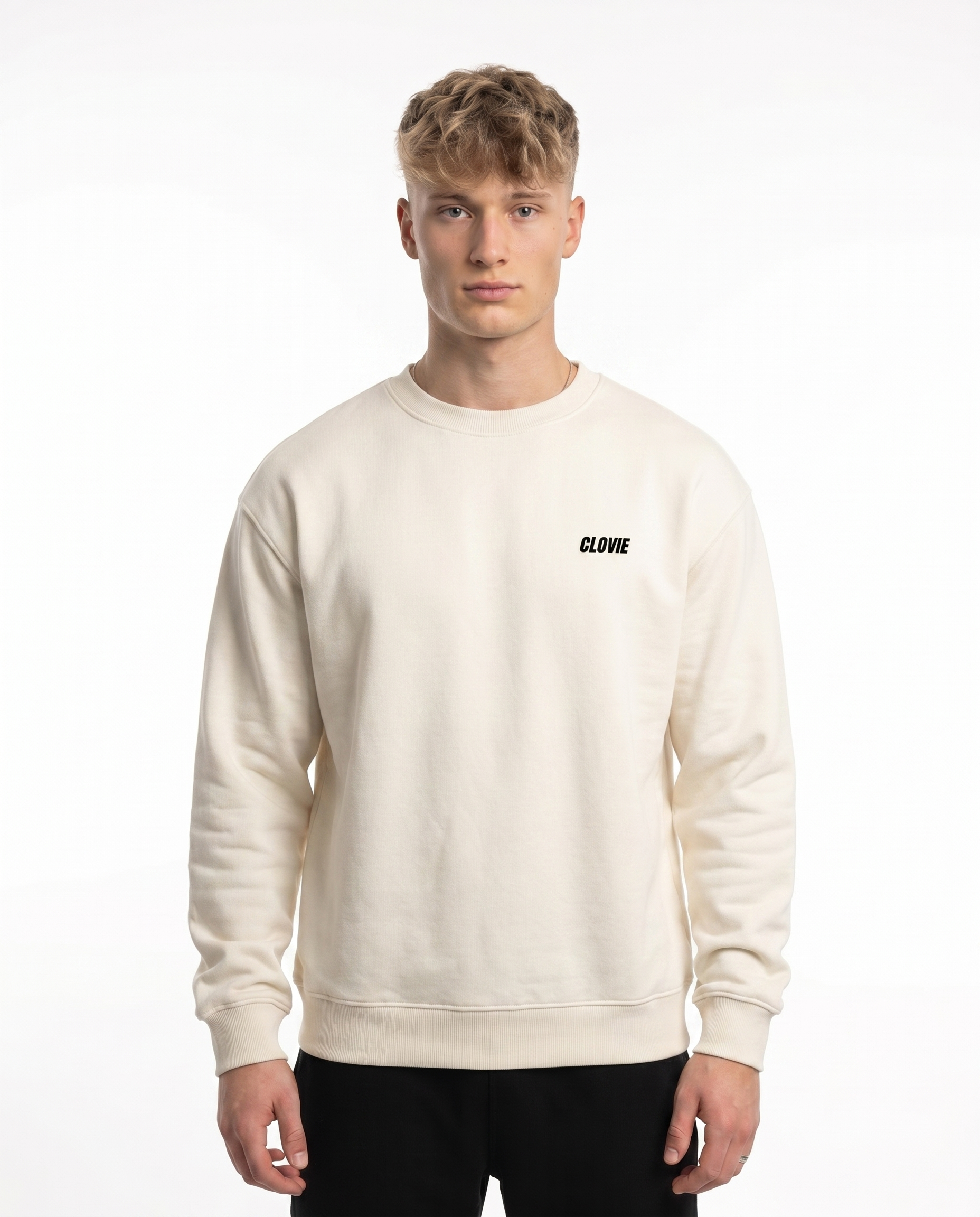 BMW CSL 3.0 Sweater Off White - model front