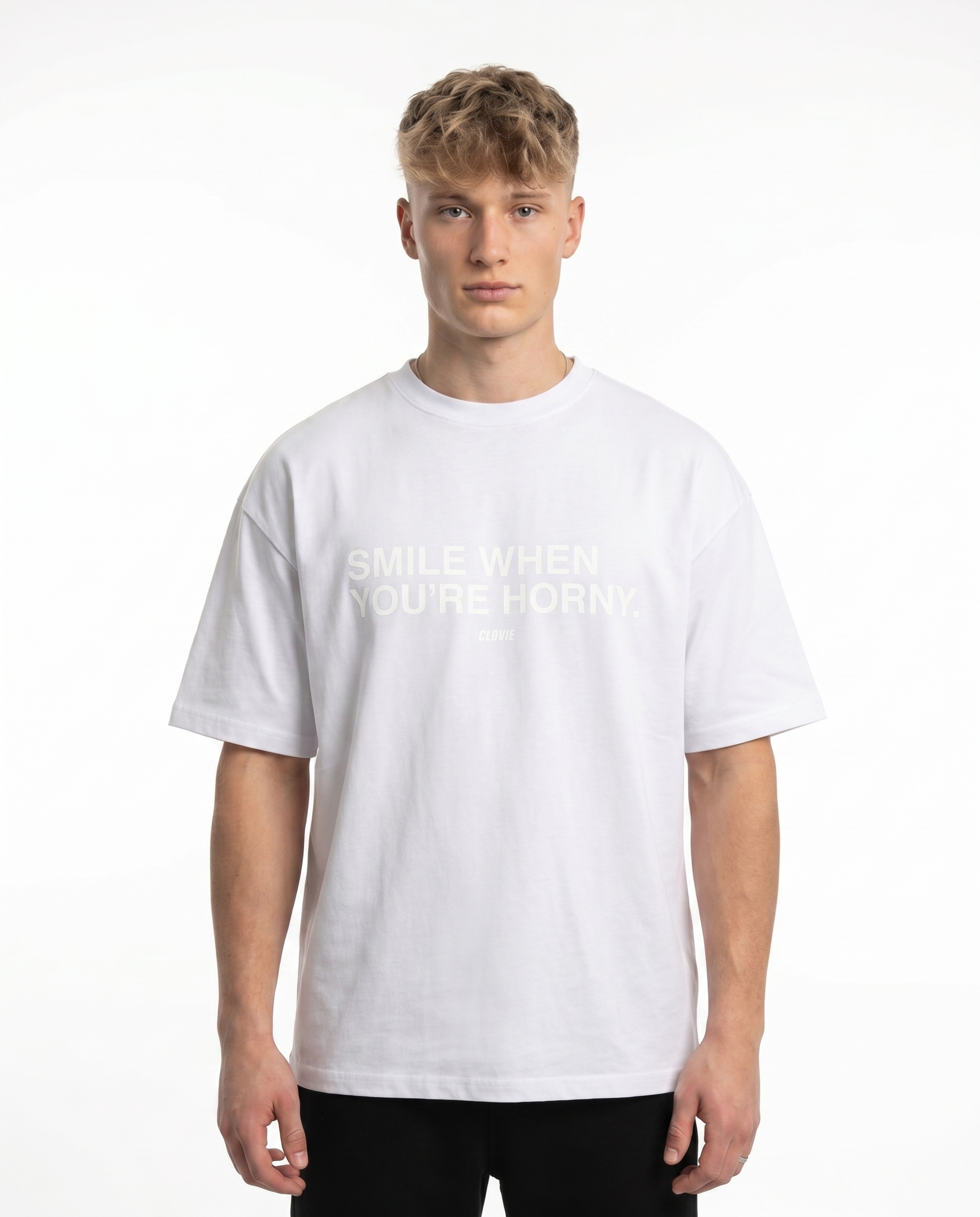 Smile horny White front