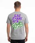 Eat pssy vegan Standard Tee Sport Grey Heather Rueckansicht