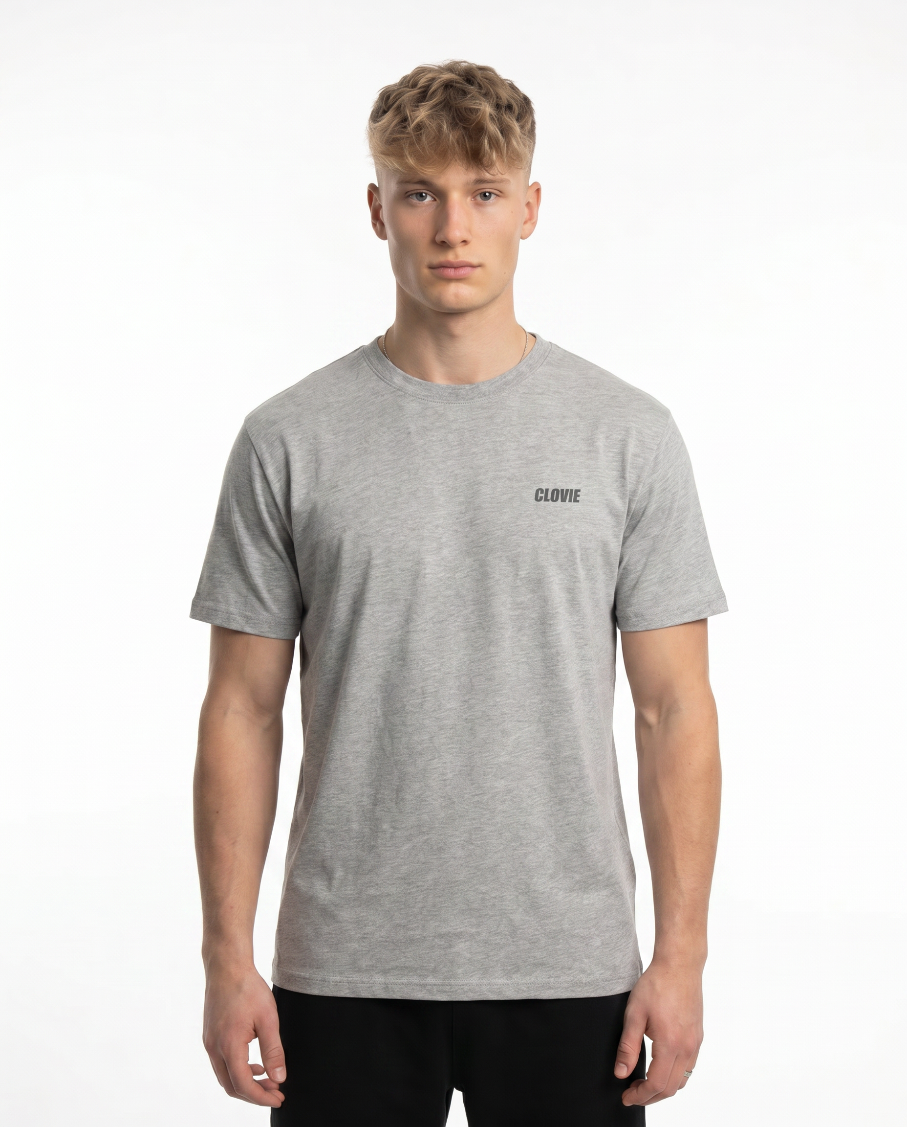 Eat pssy vegan Standard Tee Sport Grey Heather Vorderansicht