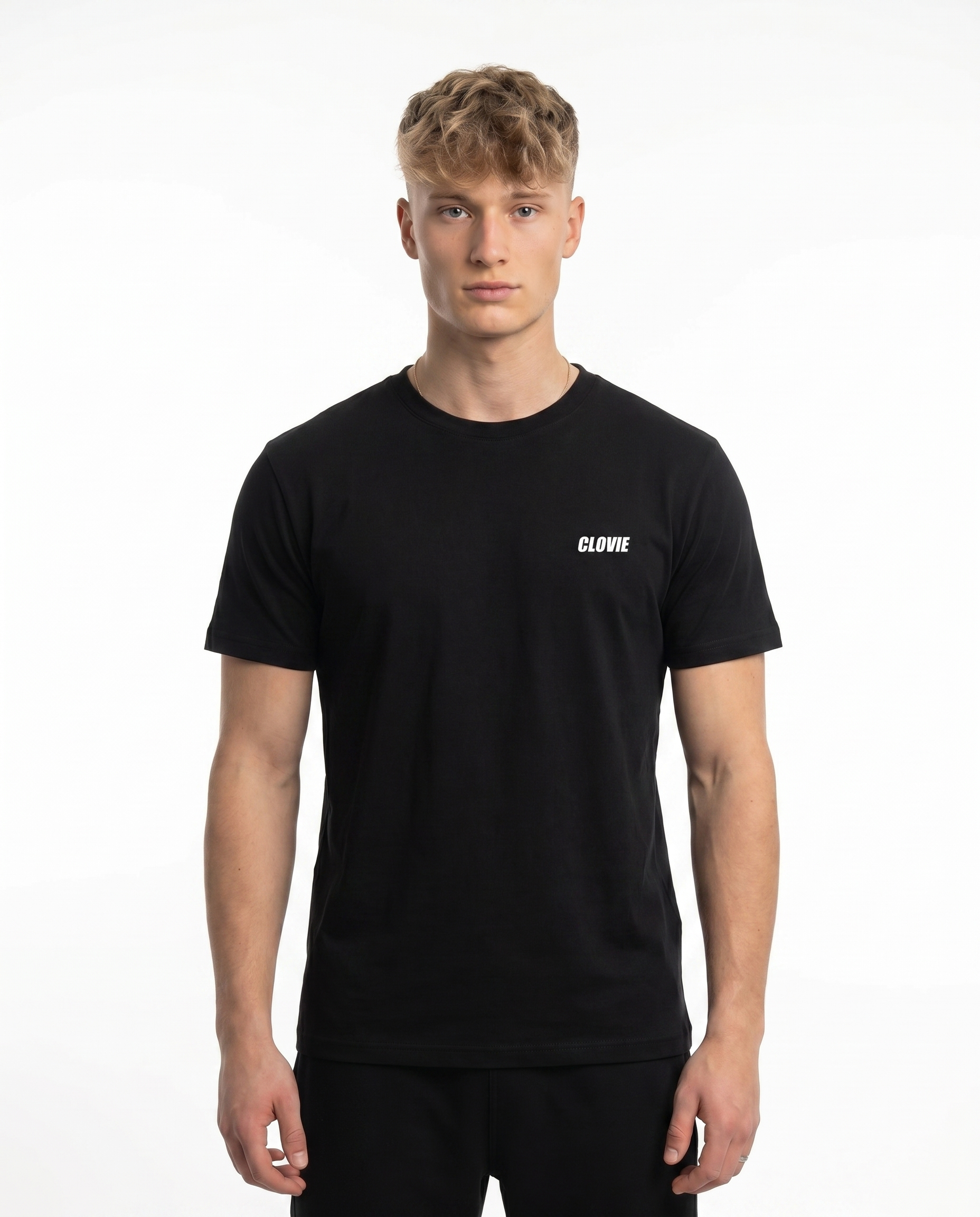 Eat pssy vegan Standard Tee Black Vorderansicht