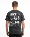 Bike life Standard Tee Anthracite Rueckansicht